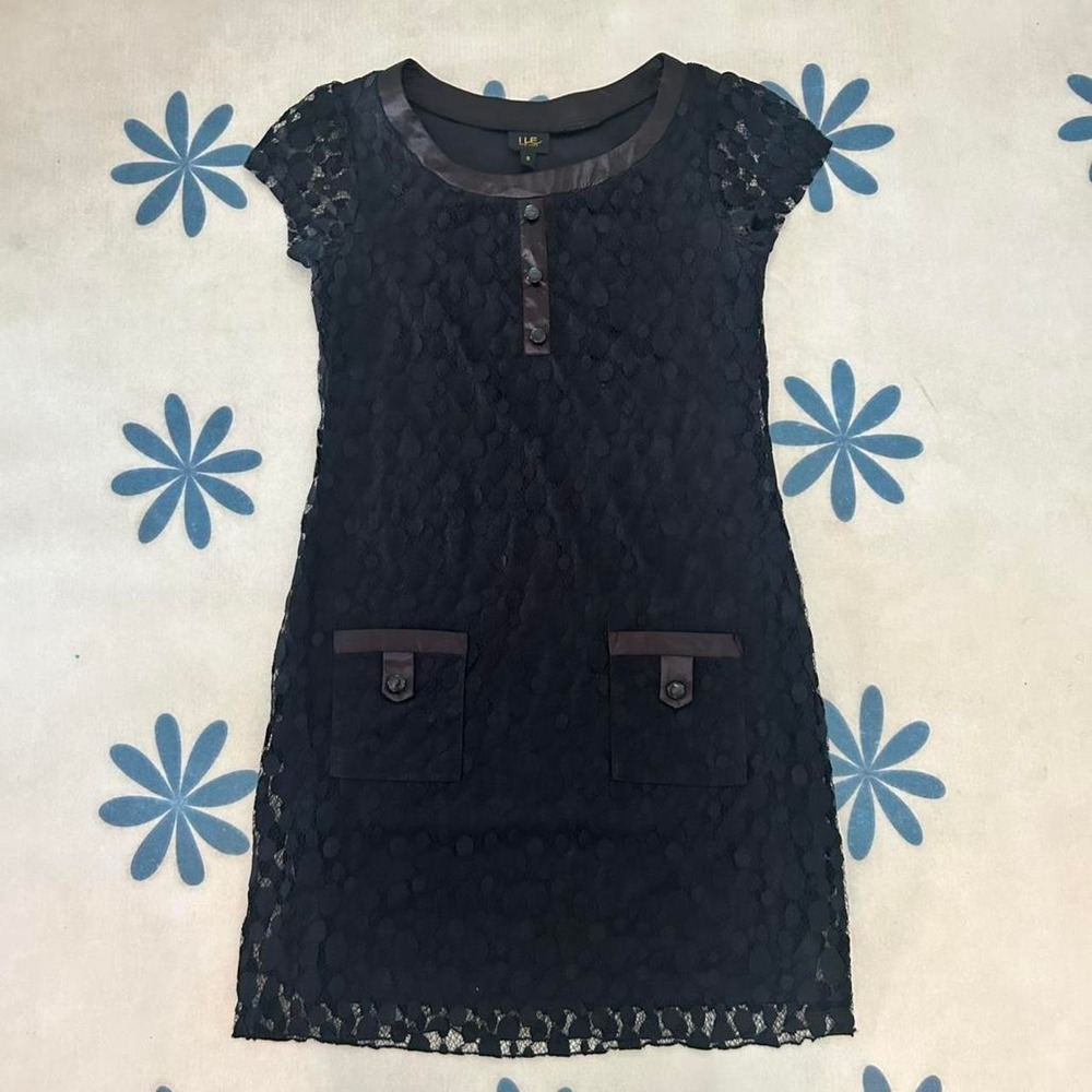 Mod Parisian inspired lace dress - y2k/vintage fashion